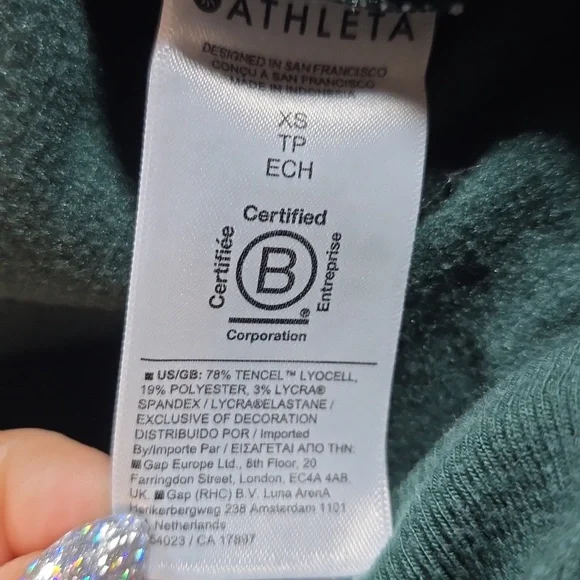 Athleta Hunter Green Coaster Luxe High Rise Jogger Pants - Picture 3 of 8